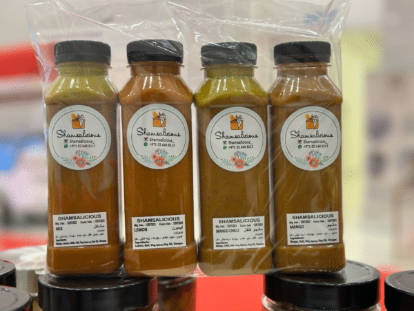 4 Pc Liquid Small Achar مجموعة أچار سائل مكونه من 4 انواع 330 مل