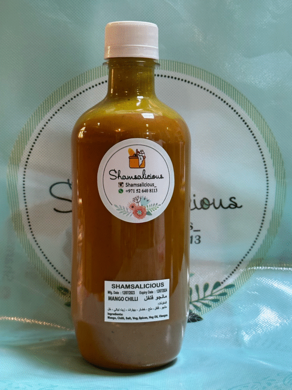 أچار مانجا فلفل سائل حجم وسط Mango Chilli Medium Size