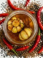 أچار ثوم عربي Garlic Achaar Arabic Style