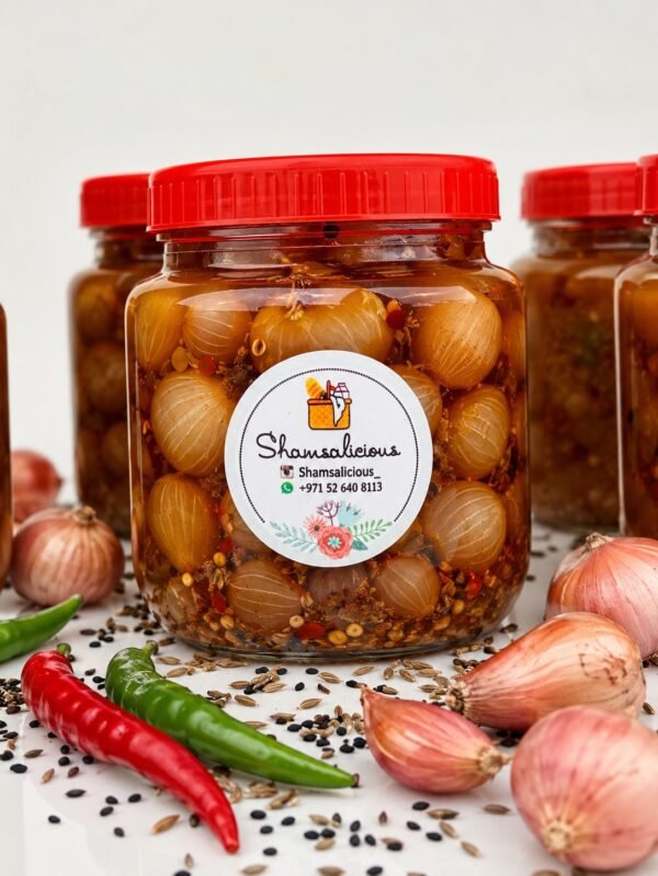 اچار بصل عربي وسط Onion Achaar Medium Size