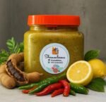 اتشار التمر الهندي بالفلفل الاخضر  tamreen achaar with green chilli