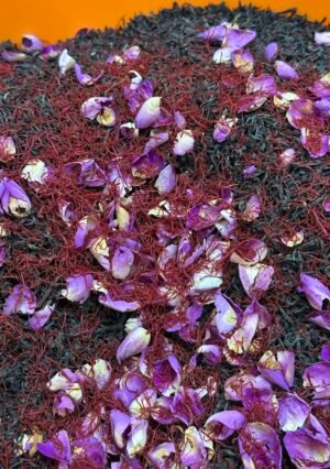 شاي بالورد المحمدي والزعفران